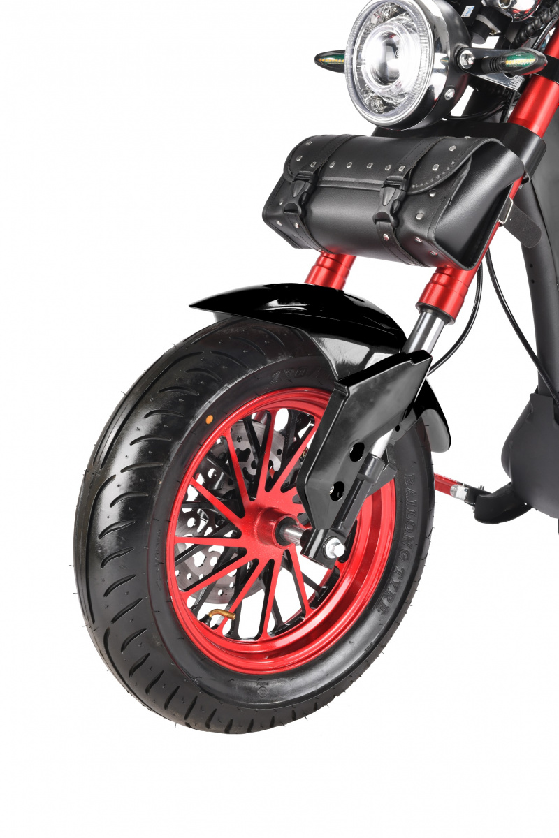 Электроскутер Citycoco White Siberia Wild Wheel купить в Тольятти