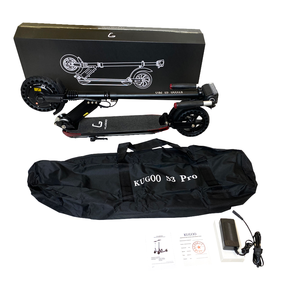 Электросамокат Kugoo S3 Pro Jilong черный купить в Тольятти