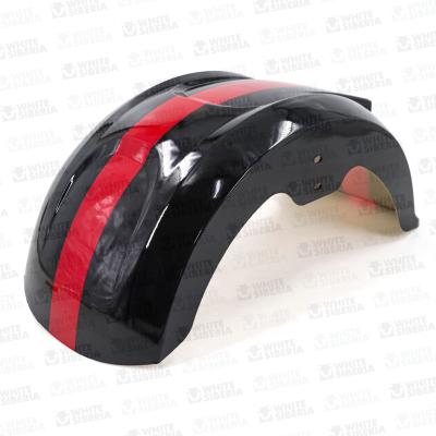 Крыло переднее с выемкой черное с красной полосой WS 2 WD купить в Тольятти