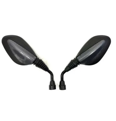 Зеркала заднего вида (ZX2447С) D10 2шт (Черный карбон) купить в Тольятти