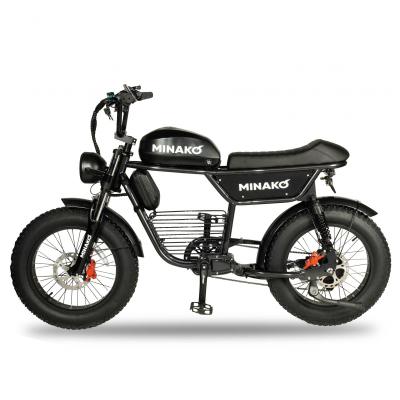 Электровелосипед Minako Bike Чёрный купить в Тольятти