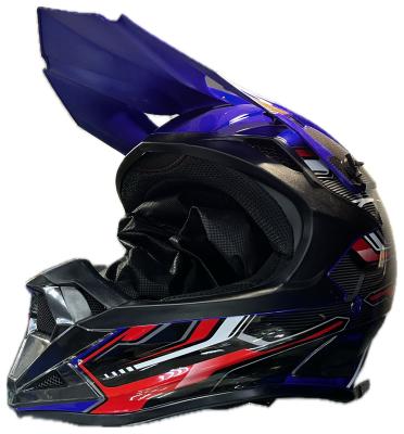 Шлем кроссовый глянцево-красный белый G11 L купить в Тольятти