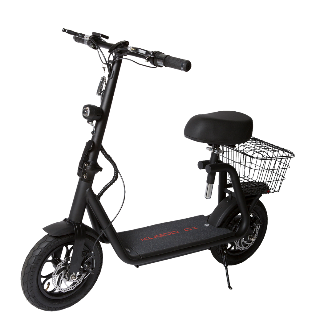 Электросамокат Kugoo C1 11Аh Jilong (чёрный) купить в Тольятти