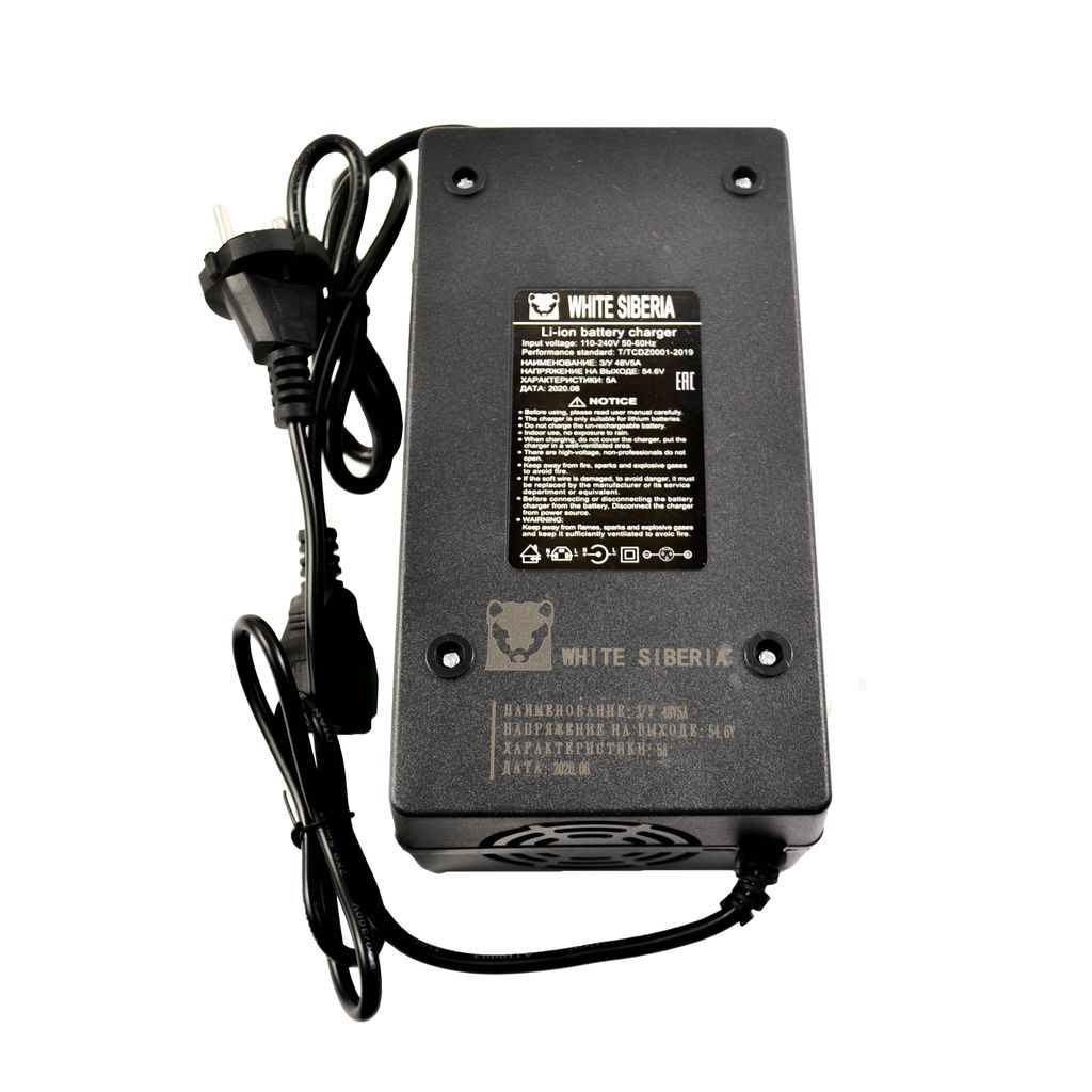 Зарядное устройство фирменное White Siberia CityCoco 48v5A купить в Тольятти