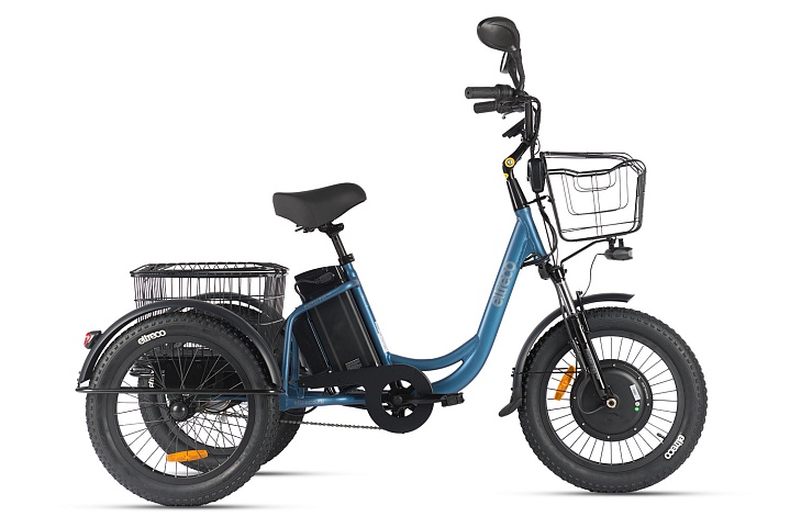 Трёхколёсный электровелосипед Eltreco Porter Fat 700 купить в Тольятти