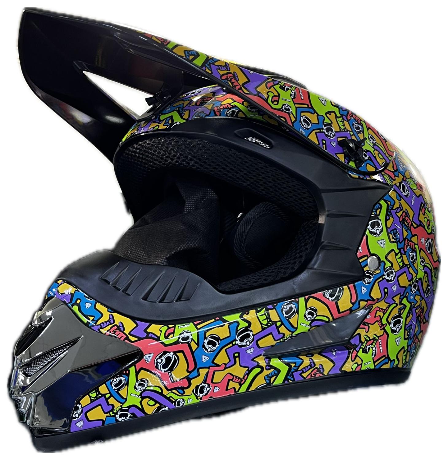 Шлем кроссовый матово-черный J - M купить в Тольятти