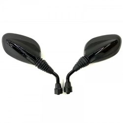 Зеркала заднего вида (ZX2443) D10 2шт (Черный карбон) купить в Тольятти