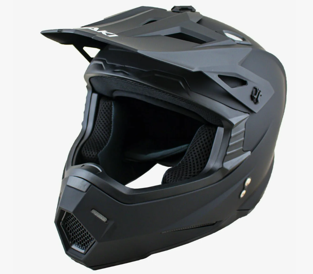 Шлем кроссовый матово-черный G10 - M купить в Тольятти