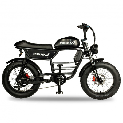 Электровелосипед Minako Bike Чёрный купить в Тольятти