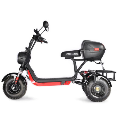 Электроскутер Citycoco White Siberia Trike Mini купить в Тольятти