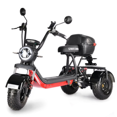 Электроскутер Citycoco White Siberia Trike Mini купить в Тольятти