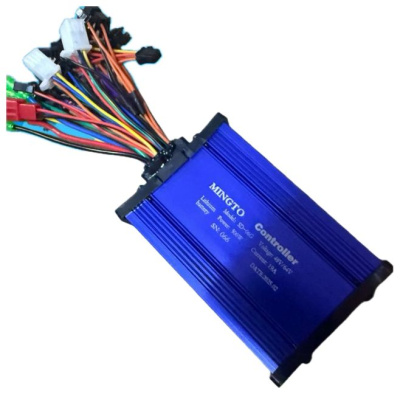 Контроллер 60V (48V+) для электровелосипедов 6G 19A (синий) универсальный с обучением 500W купить в Тольятти