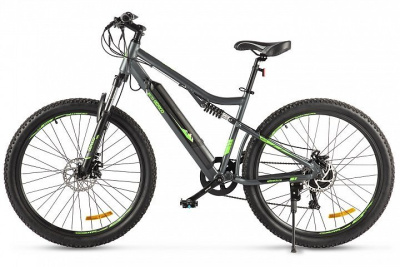 Велогибрид Eltreco Walter (чёрно-зелёный) купить в Тольятти