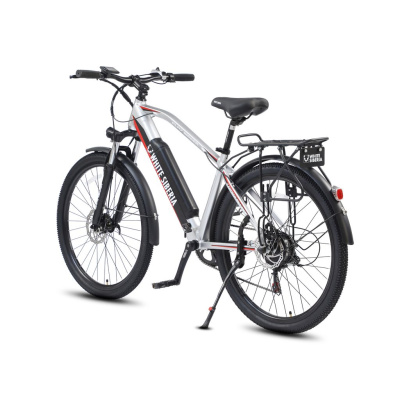Электровелосипед WHITE SIBERIA CAMRY ALLROAD Cеребристый купить в Тольятти